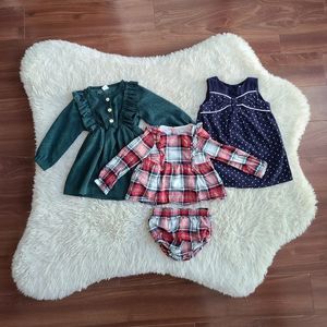 Lot of Christmas outfits for baby girl 18 months